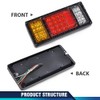 PIT66 40 LED Trailer Lights Tail Turn Signal Brake Reverse
