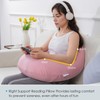 QUEEN ROSE Reading Pillow for Gaming, Lap Desk Pillow for