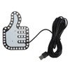 Car Hand Gesture Light LED Sign Finger Light Window Gesture