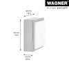 Wagner Doorstop Screw OR Glue Wall - 40 x 40