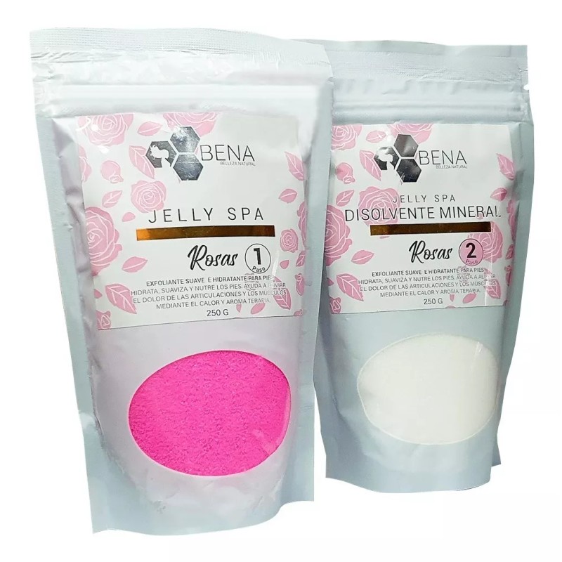 BENA Jelly Spa Pedicure 2 Pasos Diluyente 500g Menta Y