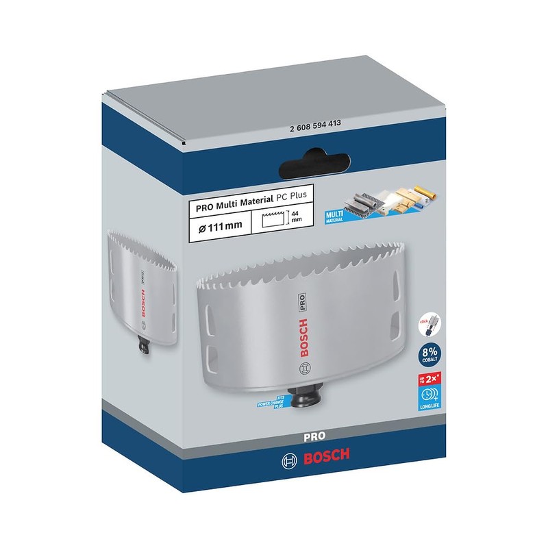 Bosch 1 x Pro Multi Material Power Change Plus Hole