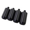 WLZW Black 2pcs Motorcycle Crash Bar Guard Ball Engine Guard