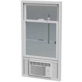 WinLock Window Security Bar for Child Safety, Burglary Prevention Locks an Open Window with AC & Fan, Double Hung Protection, Solid Steel, Adjustable (3-24"), Stops Up Down Inside Outside Year Around