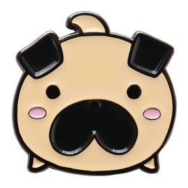 Golf Marker Pug Dog Cute Animal Ball Marker Iron Base Clip Free Single Item