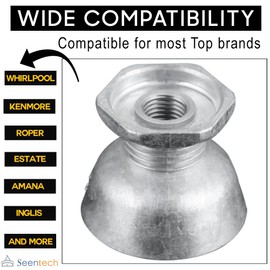 8066184 Dryer Motor Pulley Replacement by Seentech - Compatible for Whirlpool, Kenmore Dryers - Replace: 3394341, 3401143, PS11744884, W10402909 (Pack 1)