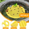 LQIOACU 2 Pcs Bee Feeder Plastic Drinking Trough Beekeeping Tool