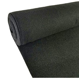 5 Yards Black Upholstery Durable Un-Backed Automotive Trim Carpet 40" x15 FT Roll