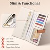 Mayski Slim RFID Blocking Clutch Wallet for Women Bifold Credit
