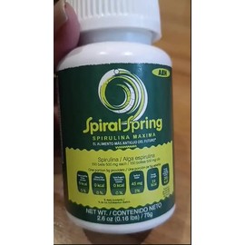 Spirulina Máxima Orgánica  Organic Spirulina Tablets 500mg, 150 tabs                                                                                  