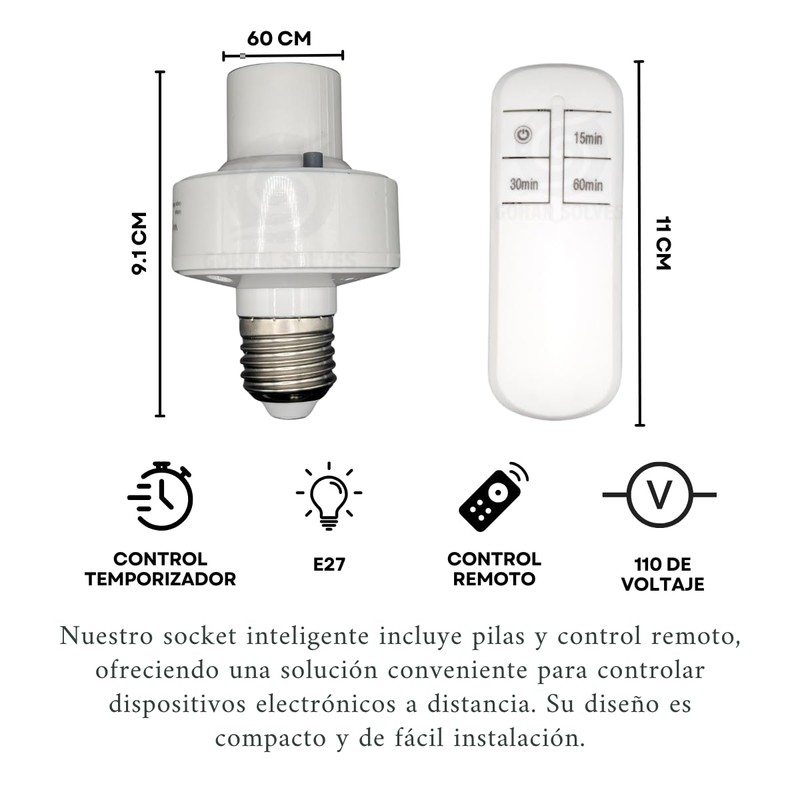 Gohan Solves Socket Inteligente con Control Remoto Enchufe Inteligente Controla