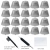 20 Pieces Click Sleeve Vented 2.0 Domes for Connexx/Siemens/Signia and
