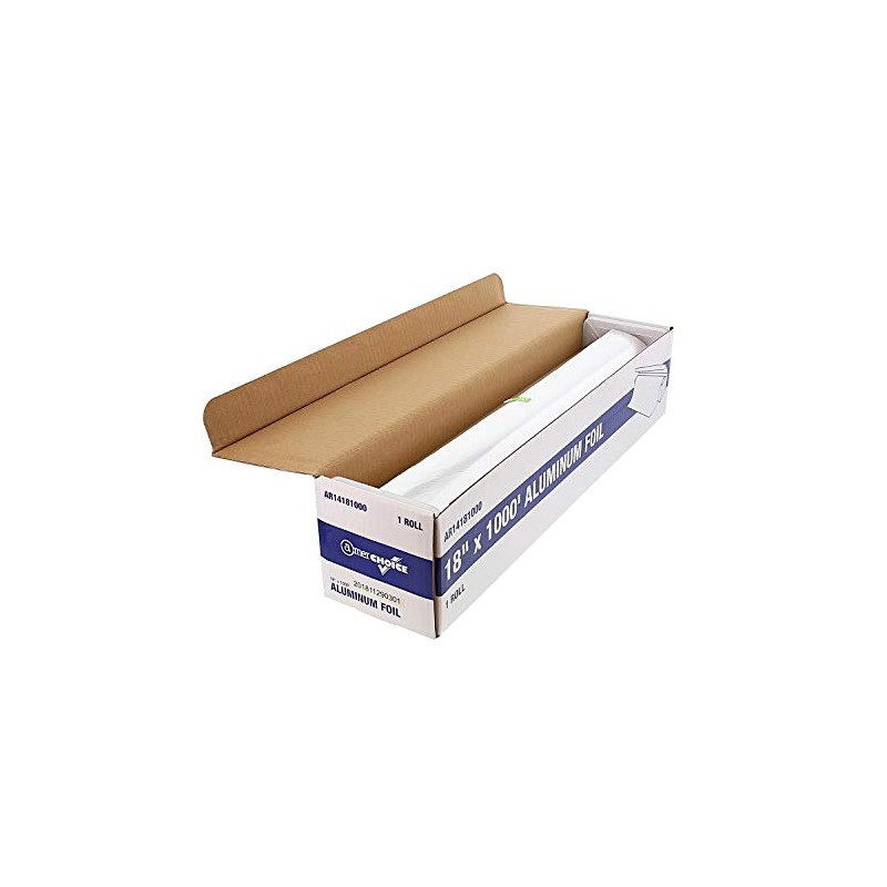 Royal Disposable Aluminum Foil Roll, 18 Inches x 1000 Feet,