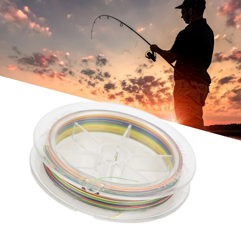100m 8 Braided Raft Fishing Line Strong Water Cutting Durable