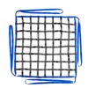 Safety Cargo Lifting Net Straps, Flat Nylon Sling Hoisting Net, Loading and Unloading Heavy Objects 10cm Square Mesh Tear Resistance for Construction Rigging Moving Towing Hoisting Work Gear Black