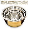 COOK WITH COLOR 18 Piece Mixing Bowls Set with Airtight