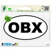 Outer Banks OBX Oval Vinyl Car Bumper Window Sticker 3" x 2"