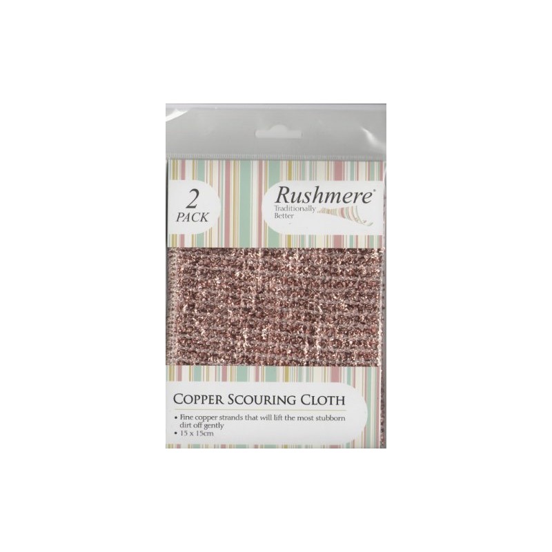Rushmere Copper Scourer 2 pack (15cm x 15cm)