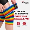FELTER FITNESS Vendas para Rodillas Gym,Rodilleras elásticas Soporte para Levantamiento