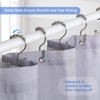 SUTINE Shower Curtain Hooks, 12 Pcs Double Shower Curtain Hooks