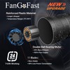 FanGoFast 6 Inch Inline Duct Fan 345CFM Airflow with Stepless