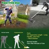 Lawn Leveling Rake - Heavy Duty 17"x10" Stainless Steel Lawn