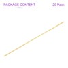 DMiotech 20 Pack 4" x 1/16" Brass Rods,Solid Round Brass