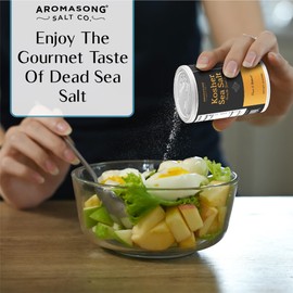 Aromasong 100% Natural Sea Salt, Kosher Salt Grain, 13 OZ. Salt Shaker, All Natural, Unrefined, Gluten Free, Sea Salt for Daily Cooking or To Use as Pickling Salt