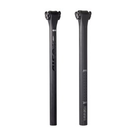 EVOSID Carbon Fiber Bike Seatpost 27.2/31.6mm MTB Seat Post Lightweight T800 Carbon Cloth 400mm Length Bicycle Seat Tube for Mountain Bike Road Bike BMX