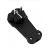 WeBaSo WSP3x60-FlStsw 3 Pieces Black Angled Plugs Extra Flat for
