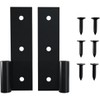 SteelTek Flat Hinge with 0" Offset (Sold as Pair), 304