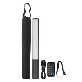 RGB LED Light Wand Handheld Light Stick 360° Full Color 2500‑6500K LCD Display LED Photography Light Wand Stick with Remote Control