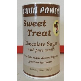 Cajun Power Sweet Treat Chocolate Sugar with Pure Vanilla 8oz