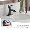 BWE Waterfall Bathroom Faucet Oil Rubbed Bronze Single-Handle One Hole