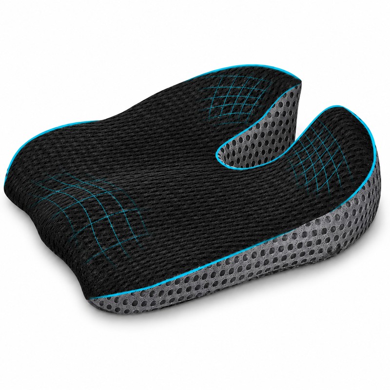 Memory Foam Car Seat Cushion for Driving – Wedge Height
