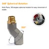 2PCS 3/4 Inch Fuel Swivel with Rotating Connector