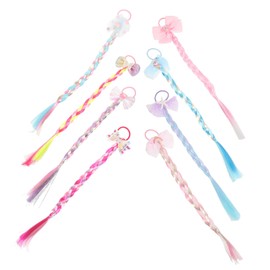 NOLITOY Girls Braided Hair Extensions Set Ponytail Extensions Hair Accessories Cuteness Long Braided Ponytail for Boys and Girls Stylish Hair Decorations