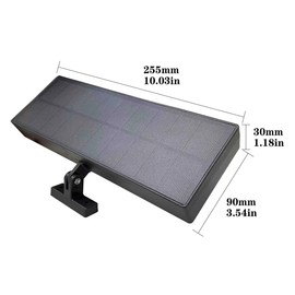 ZUOZUOYA Solar Lights Outdoor for House Numbers - Black Adjustable Outdoor Solar Light for Address Sign Plate - Wall Light for Home,Garden,Patio and Yard