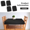 Tegeme 4 Pieces Card Table Covers Stretchable Fitted Cocktail Card