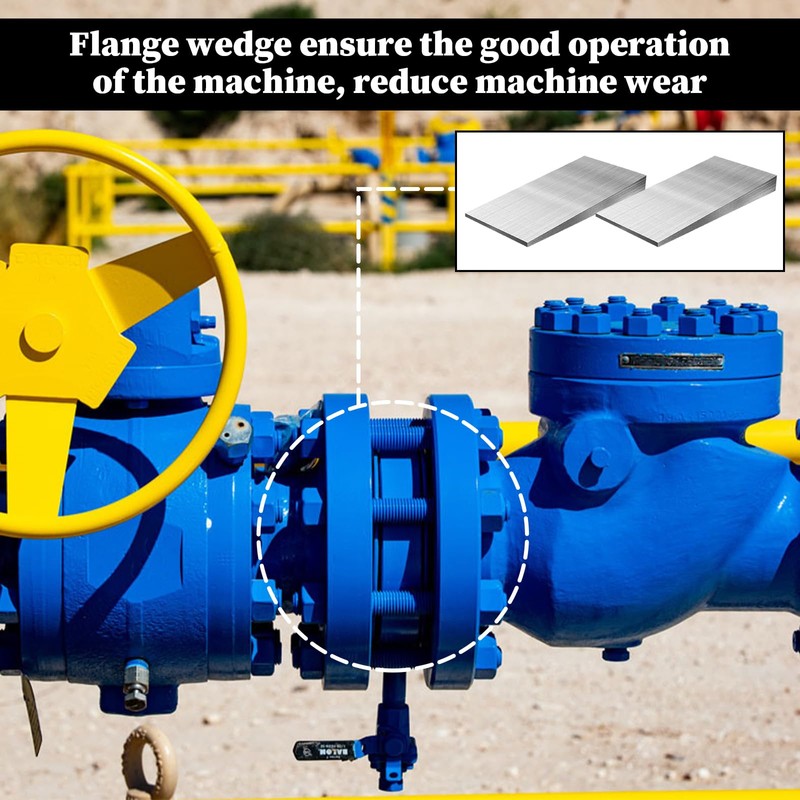 ZOFORTY 12 Pack Flange Wedge Steel Wedges