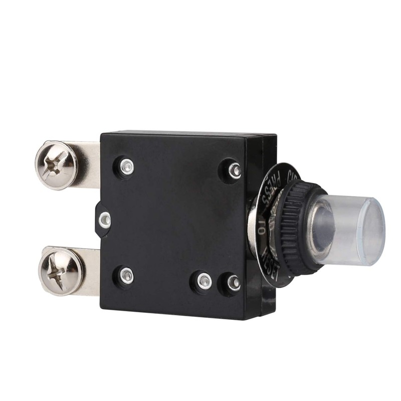 DIYhz Thermal Circuit Breaker,98 Series 50A 125/250VAC 32VDC Bottom Screw