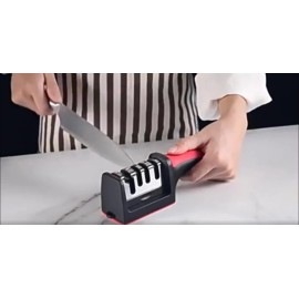 Unbranded Knife Sharpener Professional Ceramic Tungsten Kitchen Sharpening System 4 Stage