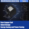 Baxnore Brushless Water Pump, Mini DC Submersible Fluid Pump for