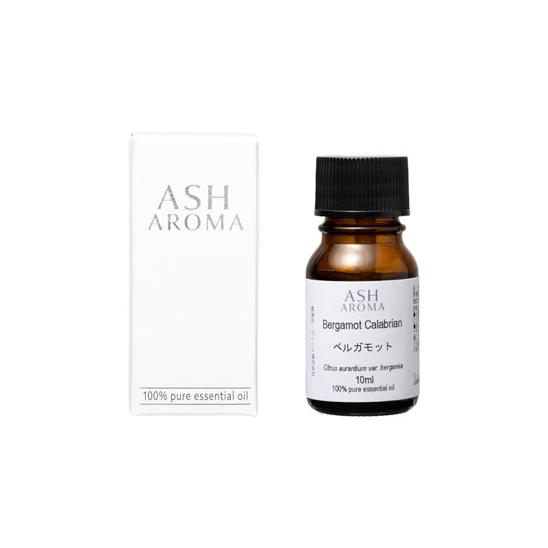 ASH Bergamot Essential Oil 10ml Boxed Aroma Oil AEAJ Certified