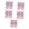 Baluue 5 Boxes Lashes Manga Lashes for Female Supply Natural