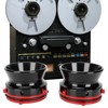 1 Pair NAB Hub Adapters Professional Polished Aluminum Reel to