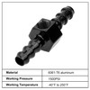EVIL ENERGY 5/16 Barb Fuel Pressure Gauge Fitting Adapter with