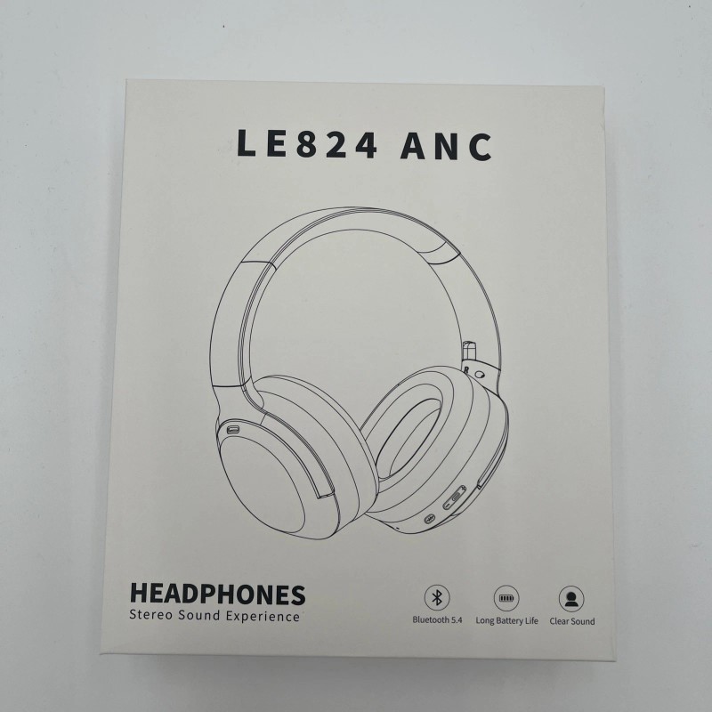IKT NEW IKT LE824 ANC Active Noise Canceling Headphones Over