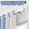 BRIOFOX White Curtain Rods for Windows 72 to 144 Inch(6-12ft)