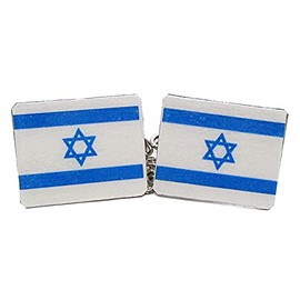 Flag of Israel Tallit Clips or Sweater Clips